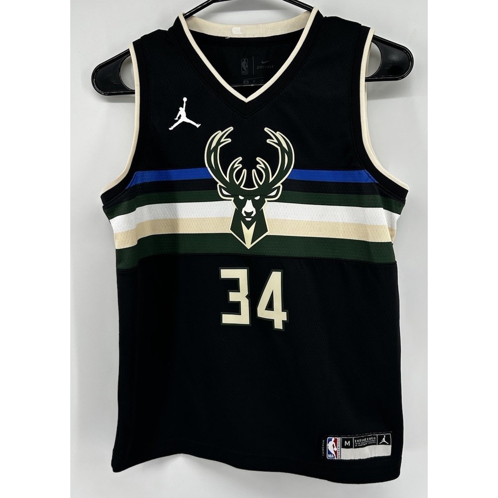 Nike Giannis Antetokounmpo #34 Milwaukee Bucks Statement Edition Jersey Medium
